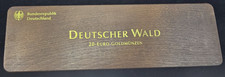 20€ Goldmünzen Deutscher Wald 2010-2015 Holzetui, ohne Münzen !!