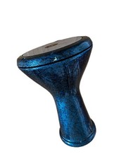 Türkische Darbuka Trommel Dümbek Aluguß mit Ersatzfell Tasche und Schlüssel 