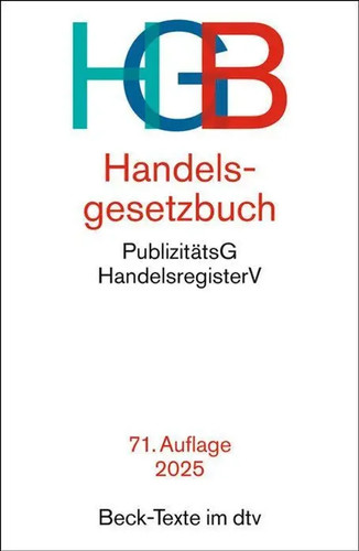 Handelsgesetzbuch hgb - handelsgesetzbuch.,