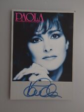 Autogramm Paola Felix Schlagersängerin (87285)