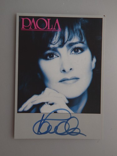 Autogramm paola felix - autogramm,