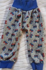 Baby Hose-Jogginghose, warm.   Neu,  Gr  80,  Autos.  Jersey Baumwolle