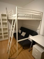 IKEA Hochbett 140x200 cm Weiß