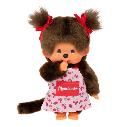 Monchhichi brown girl in - -,