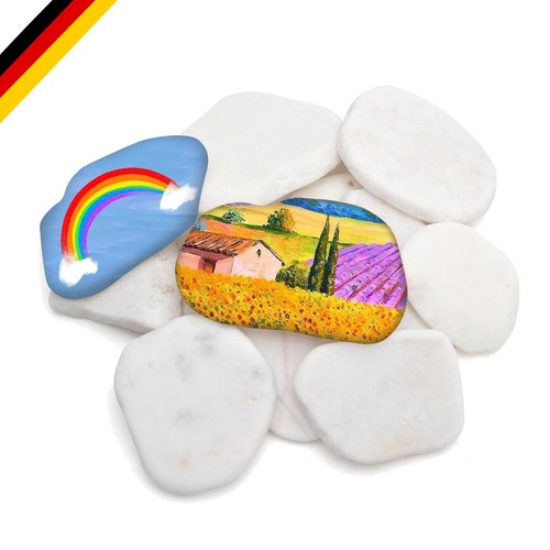 Flache weiße steine zum - weiße,