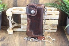 Biker Wallet , Biker Geldbörse,  Long Wallet, Leder handgefertigt