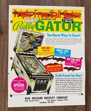 Bally Gator / Flyer / Pinball