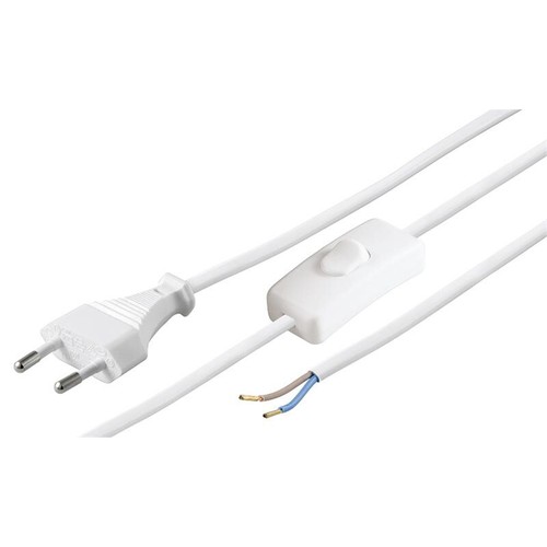 Netzkabel weiss - netzkabel, 2,5m