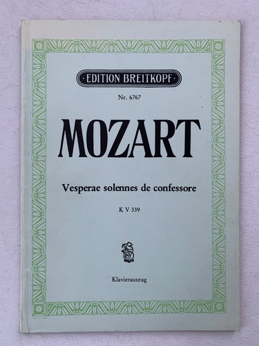 Noten mozart vesperae - mozart.,