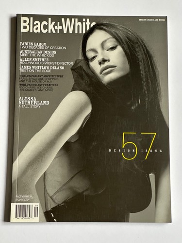 Vintage black white magazine - black+white,