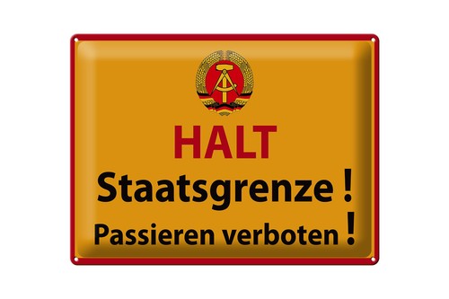 Blechschild spruch 30x40 - spruch,