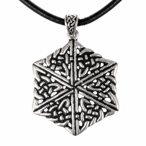 Keltisches amulett hexagon - amulett, "hexagon"
