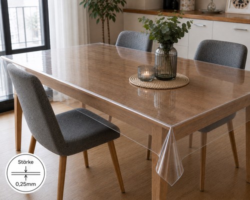 Pvc tischdecke klarsicht - klarsicht, ca