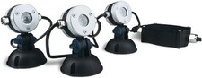 Oase LunAqua Mini LED Warm 50513 Teichbeleuchtung 3er Set 12V IP68 180°