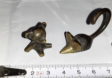 Design Walter Bosse Miniatur Maus + Bär Messing oder Bronze