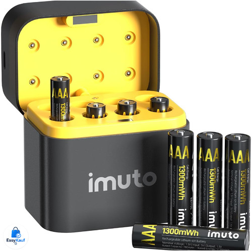 Akkus lithium 1300mwh 8er - akkus, 1