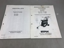 LISSMAC FUGENSCHNEIDER  FS15B/D/E Bedienungsanleitung Ersatzteilliste  /28