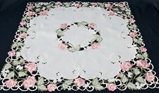 Modern Rosa bestickte