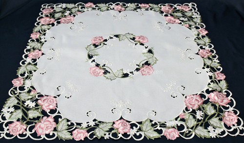 Modern rosa bestickte - rosa,