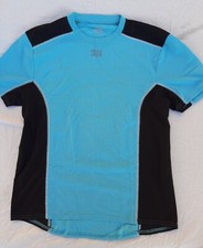 Sportshirt * Double Speed * Gr. L * Funktionsshirt * Fitness * Schwarz-Türkis