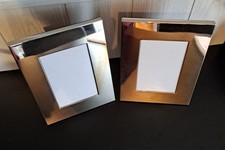 Bilderrahmen 2er Set Fotorahmen 10x15cm Versilbert EDZARD (?)