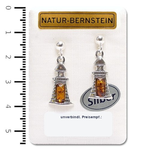 Natur bernstein ohrringe - natur,