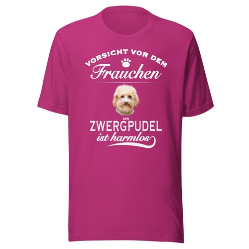 Vorsicht vor dem frauchen der - vor,