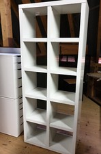 Hohes Regal weiß lackiert hochglanz