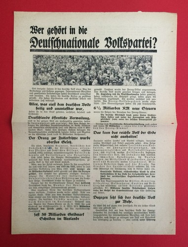 Flugblatt dnvp - flugblatt,