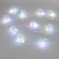 200 LED Lichterkette Weihnachten Sparkling Leuchtball 180cm Feuerwerk 5m Kabel
