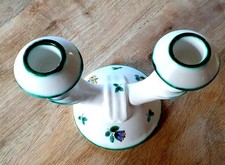 Gmundner Keramik Streublume, Leuchter zweiarmig