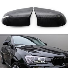Paar für BMW X5 F15 X6 F16 X3 F25 X4 F26 2014+ Spiegelkappen Außenspiegel Carbon