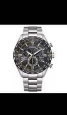 Citizen Eco-Drive 43mm Titaniumgehäuse mit Titaniumarmband in Silber Armbanuhr 