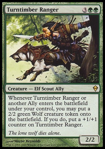 Turntimber ranger zendikar - ranger, ~