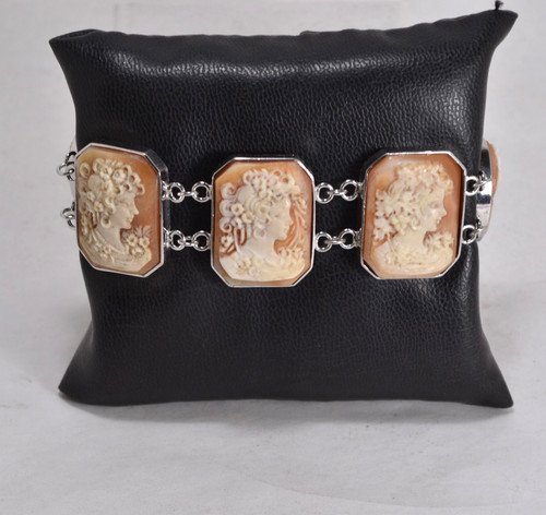 Silber armband 925 kameen - silber, in