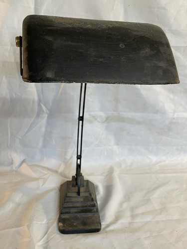 Antik vintage bankerlamp - antik,