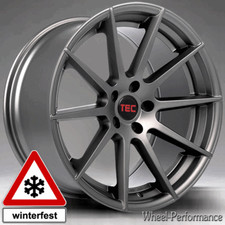 20 Zoll T3 Alufelgen 10x20 5x114,3 ET35 in grau für Ford Mustang Typ LAE