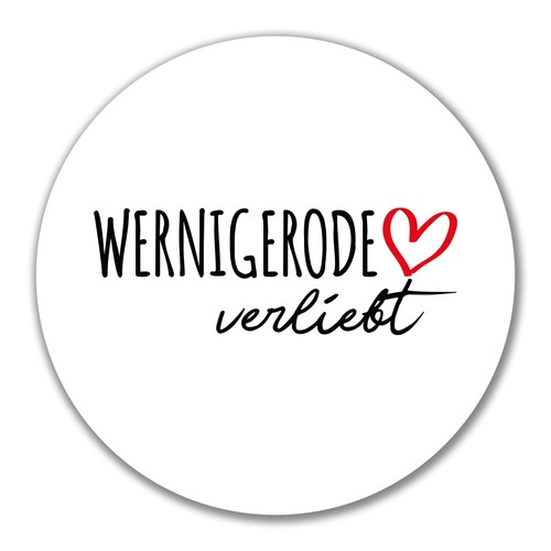 Aufkleber wernigerode verliebt - wernigerode,