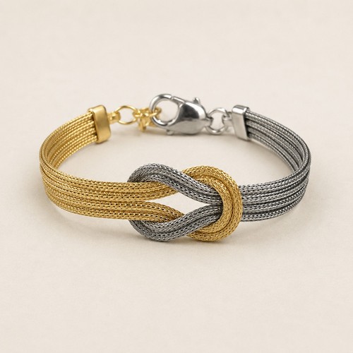 Geflochtenes knoten armband - geflochtenes,