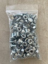 25/50/75/100 Stk. M8*15  Rundkopf Schrauben inkl. Mutter Kabelbahn Kabelrinne