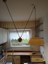 wohl Florian Schulz Metall Porzellan Keramik  Pendellampe 80 er Jahre (E 100)