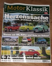 MOTOR KLASSIK AUSGABE 07-2024 OLDTIMER MERCEDES VW PORSCHE RENAULT FIAT ANSEHEN!