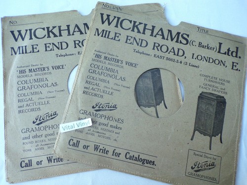 Wickhams london 78 rpm - 2x,