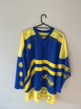 70er 80er Vintage EHC Arosa Shirt Eishockey Trikot Schweiz Gr. Herren L