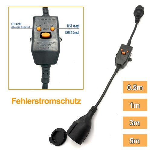 16a fehlerstromschutz adapter - fehlerstromschutz,