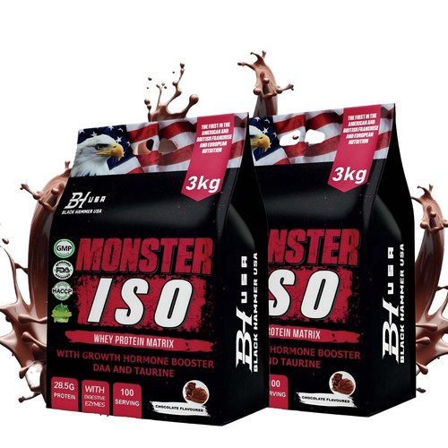 2pack monester iso whey - 2pack-,