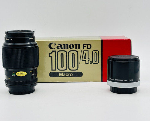 Canon macro lens 100mm f - canon, fd
