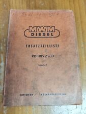 ORIG. MWM KD1105 Z  D