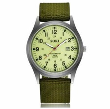 Luxus Militär Herren Silber