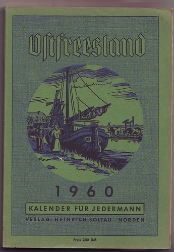 Ostfriesland kalender 1960 - ostfriesland,